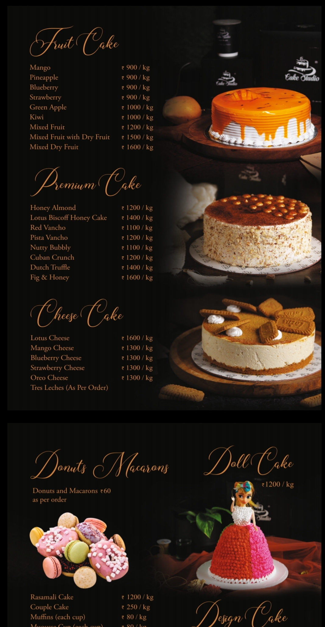 Cake Menu PNG Transparent Images Free Download | Vector Files | Pngtree